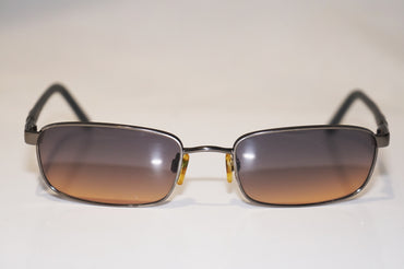 EMPORIO ARMANI Vintage Mens Designer Sunglasses Silver Rectangle 680 010 16532