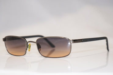 EMPORIO ARMANI Vintage Mens Designer Sunglasses Silver Rectangle 680 010 16532