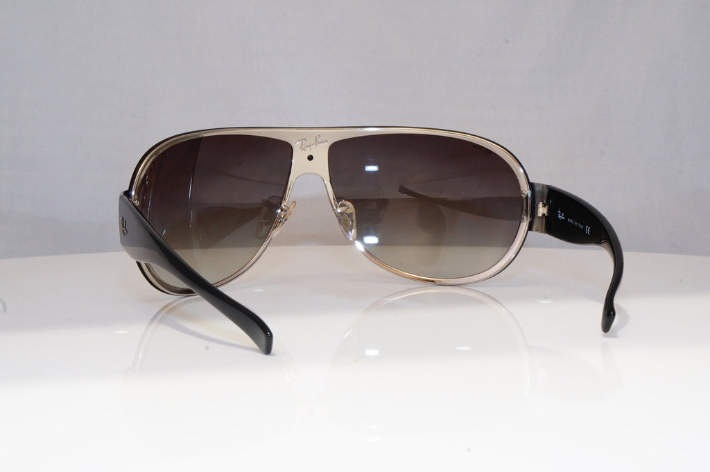 RAY-BAN Mens Designer Sunglasses Black Shield RB 3350 003/8G 18822