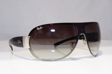 RAY-BAN Mens Designer Sunglasses Black Shield RB 3350 003/8G 18822