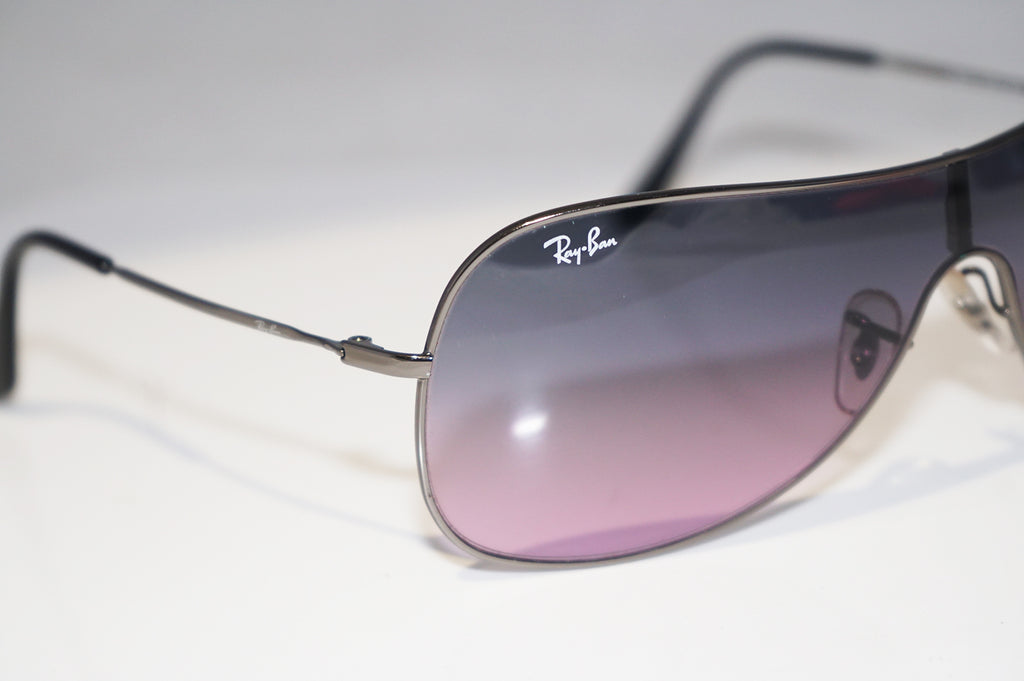 RAY-BAN Mens Designer Sunglasses Black Shield RB 3211 004/90 15687