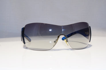 PRADA Mens Unisex Designer Sunglasses Blue Shield SPR 22M GOD-3M1 18807