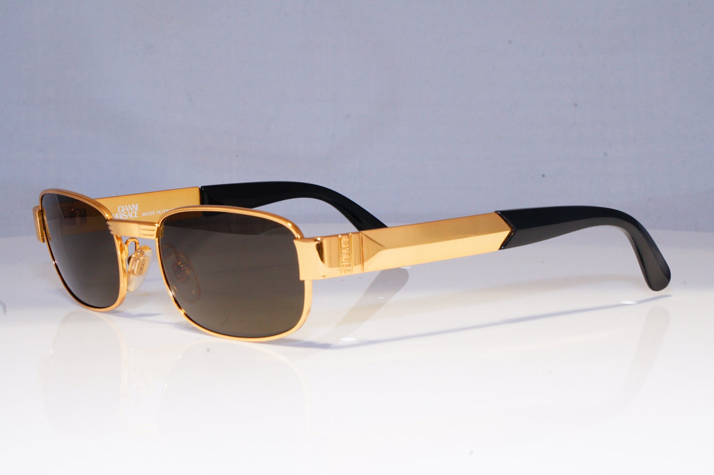 GIANNI VERSACE Mens Vintage 1990 Designer Sunglasses Gold X31 30 20048 NOS