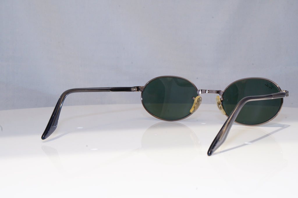 RAY-BAN Mens Vintage 1990 Designer Sunglasses Silver Oval W2187 SLV 18809