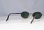 RAY-BAN Mens Vintage 1990 Designer Sunglasses Silver Oval W2187 SLV 18809