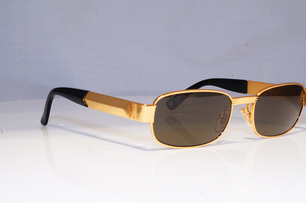 GIANNI VERSACE Mens Vintage 1990 Designer Sunglasses Gold X31 30 20048 NOS