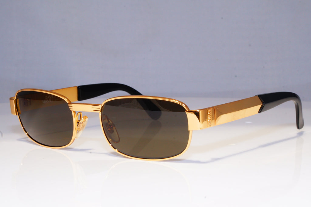 GIANNI VERSACE Mens Vintage 1990 Designer Sunglasses Gold X31 30 20048 NOS