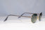 RAY-BAN Mens Vintage 1990 Designer Sunglasses Silver Oval W2187 SLV 18809