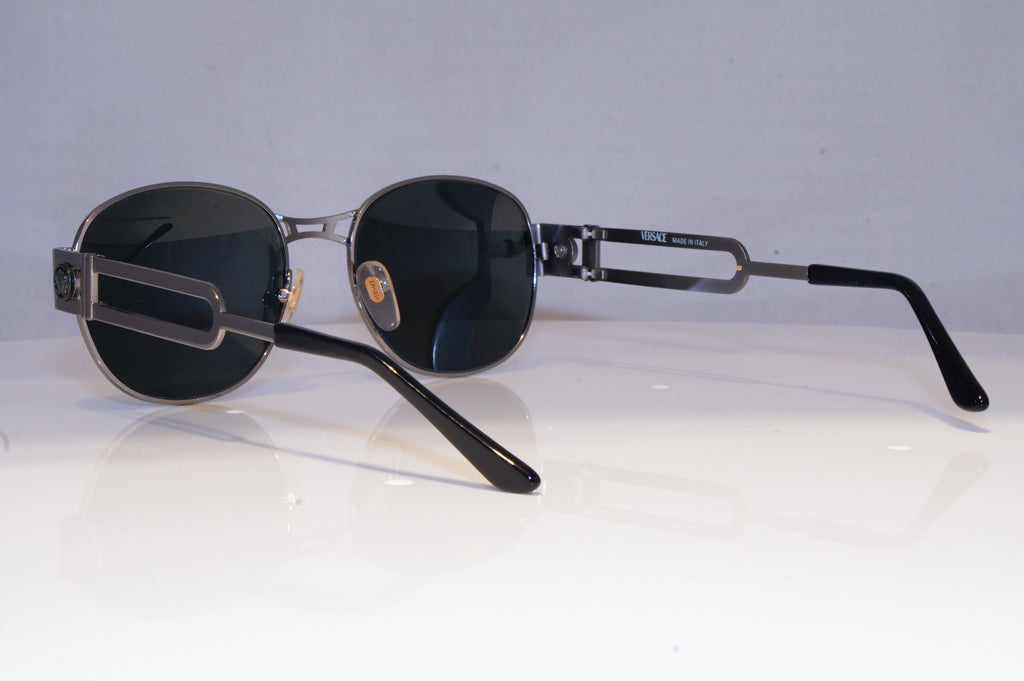 GIANNI VERSACE Mens Vintage 1990 Designer Sunglasses Silver S57 76M 20049 NOS