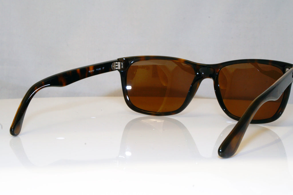 Ray-Ban Mens Designer Sunglasses Brown Rectangle RB 4181 710/83 14328