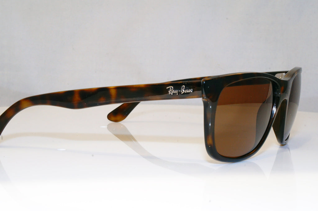 Ray-Ban Mens Designer Sunglasses Brown Rectangle RB 4181 710/83 14328