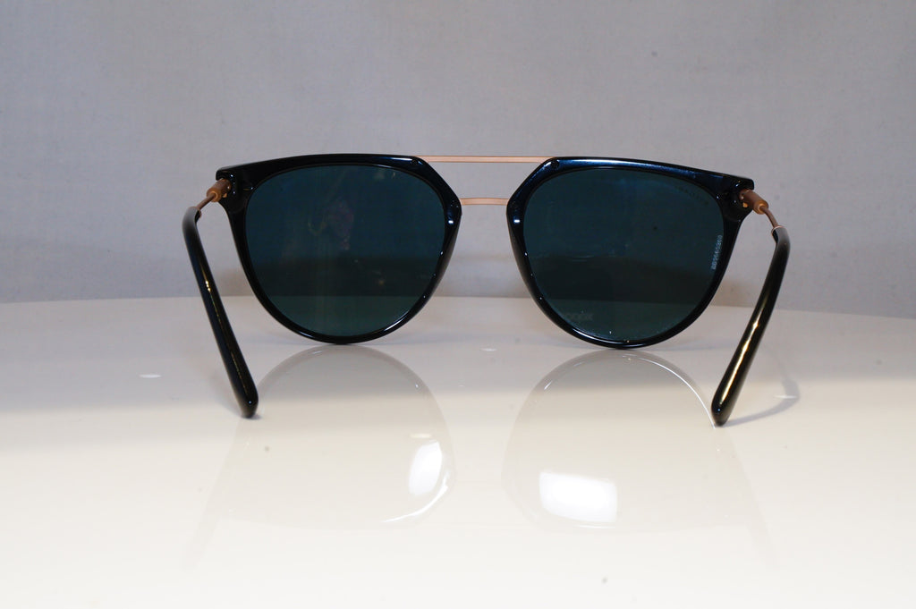BVLGARI Womens Mirror Designer Sunglasses Black GOLD FLATS 7029 501/4Z 21015