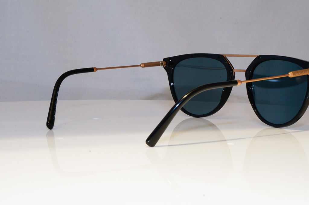 BVLGARI Womens Mirror Designer Sunglasses Black GOLD FLATS 7029 501/4Z 21015