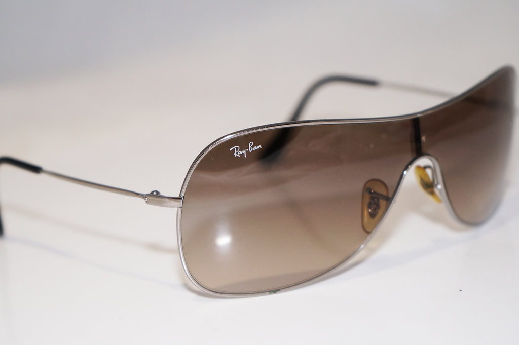 RAY-BAN Mens Designer Sunglasses Silver Shield RB 3211 004/13 16161