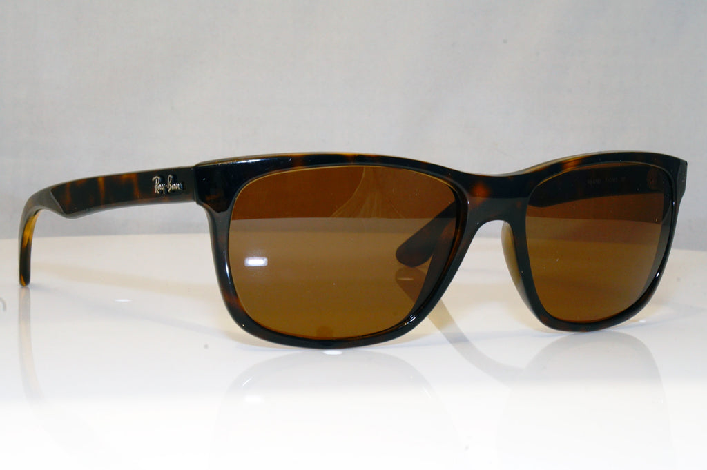 Ray-Ban Mens Designer Sunglasses Brown Rectangle RB 4181 710/83 14328