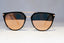 BVLGARI Womens Mirror Designer Sunglasses Black GOLD FLATS 7029 501/4Z 21015