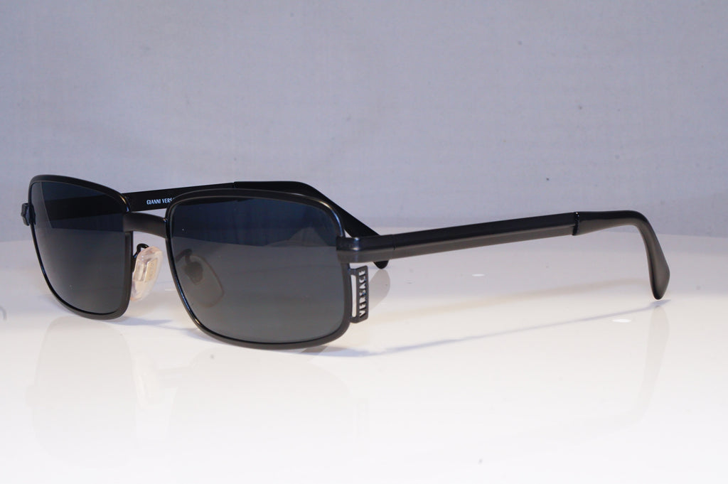 GIANNI VERSACE Mens Vintage 1990 Designer Sunglasses Black X17 28 20002 NOS