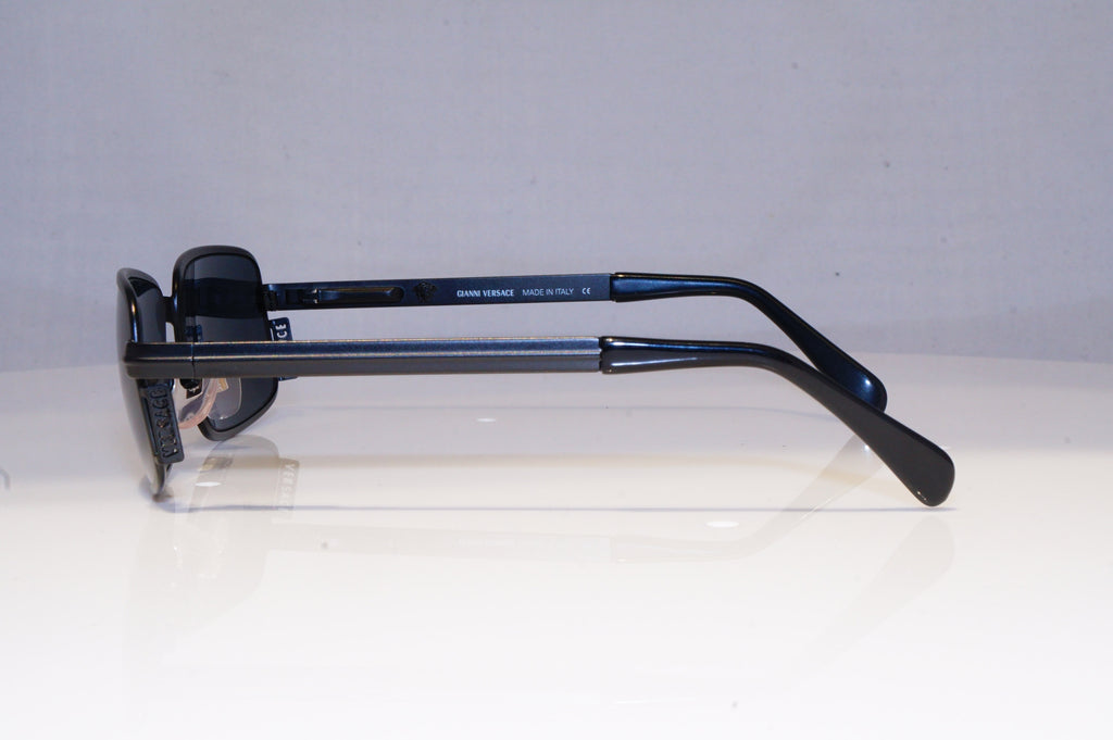 GIANNI VERSACE Mens Vintage 1990 Designer Sunglasses Black X17 28 20002 NOS