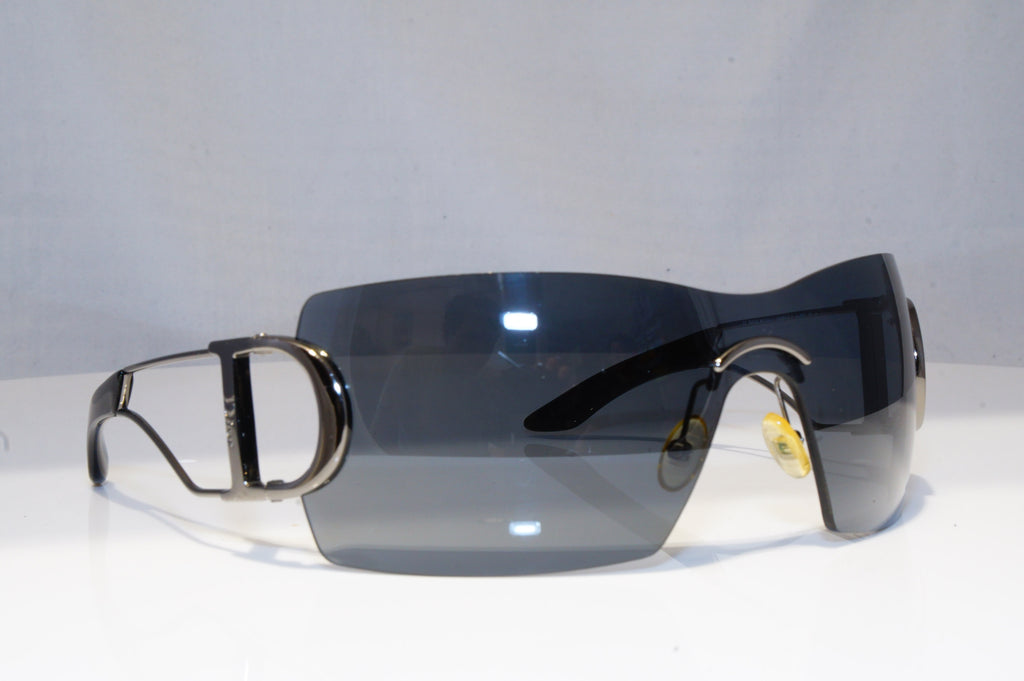 GUCCI Mens Vintage 1990 Designer Sunglasses Black Rectangle GG 1487 GM6 18832