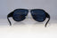 PRADA Mens Designer Sunglasses Black Pilot SPR 57G 1BO-1A1 21019