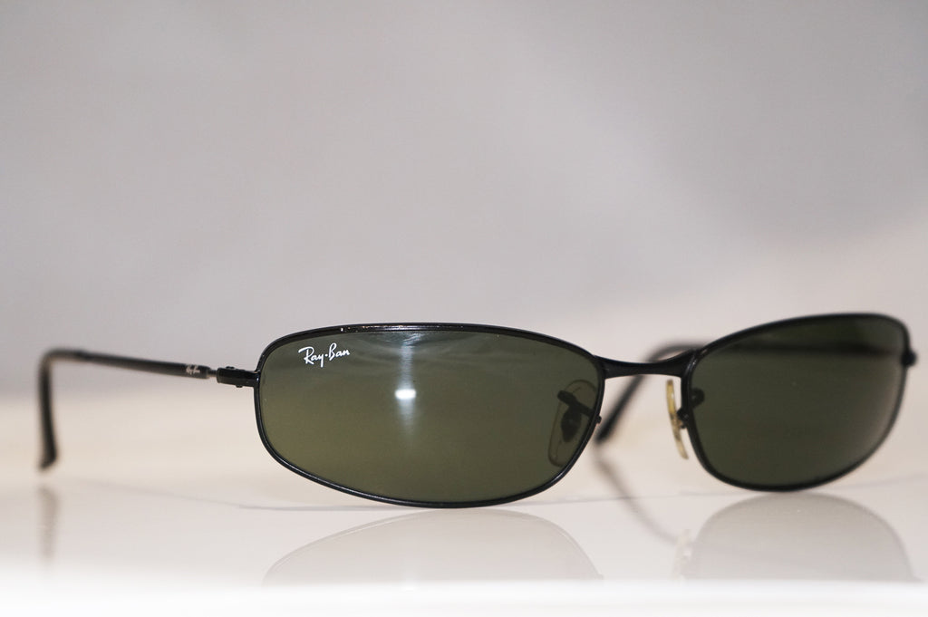 GUCCI 1990 Vintage Mens Designer Sunglasses Black Rectangle GG 2463 4XX 16250