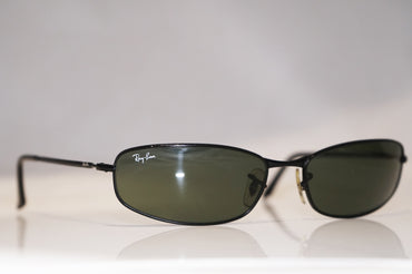 RAY-BAN 1990 Vintage Mens Designer Sunglasses Black Predator RB 3216 006 16260