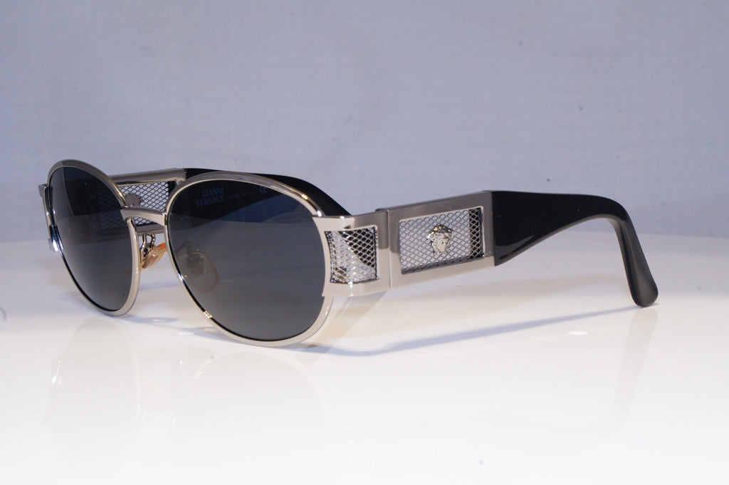 GIANNI VERSACE Mens Vintage 1990 Designer Sunglasses Silver X27/M 29 20036 NOS