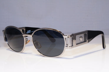 GIANNI VERSACE Mens Vintage 1990 Designer Sunglasses Silver X27/M 29 20036 NOS