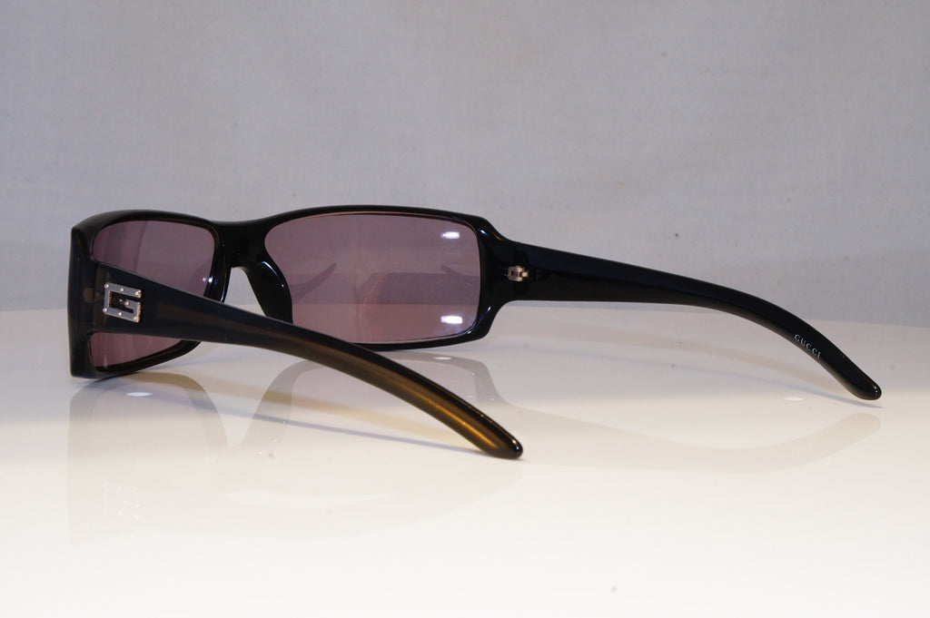 GUCCI Mens Womens Vintage Designer Sunglasses Brown Rectangle GG 2515 900 21005