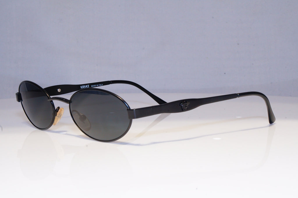 GIANNI VERSACE Mens Vintage 1990 Designer Sunglasses Black S08 28 20066 NOS