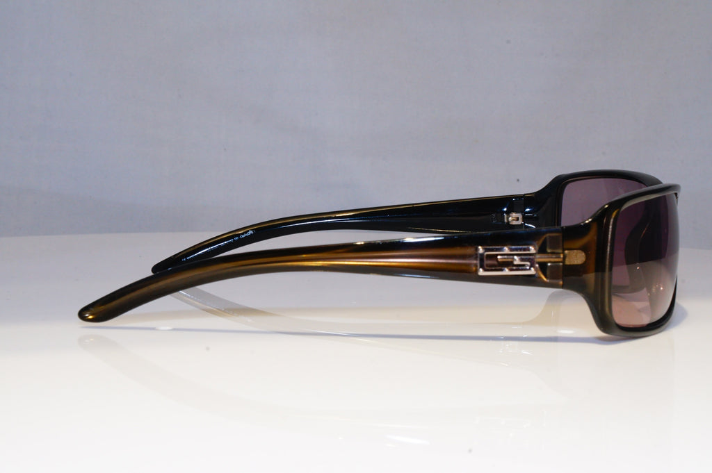 GUCCI Mens Womens Vintage Designer Sunglasses Brown Rectangle GG 2515 900 21005