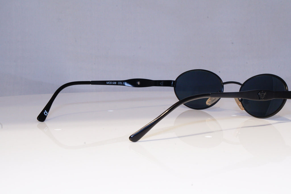 GIANNI VERSACE Mens Vintage 1990 Designer Sunglasses Black S08 28 20066 NOS