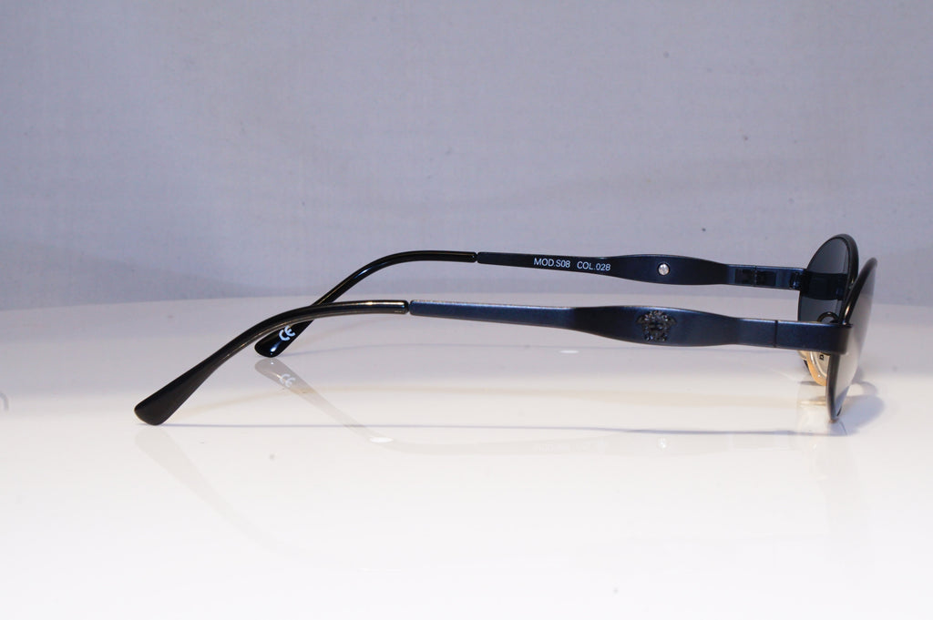 GIANNI VERSACE Mens Vintage 1990 Designer Sunglasses Black S08 28 20066 NOS