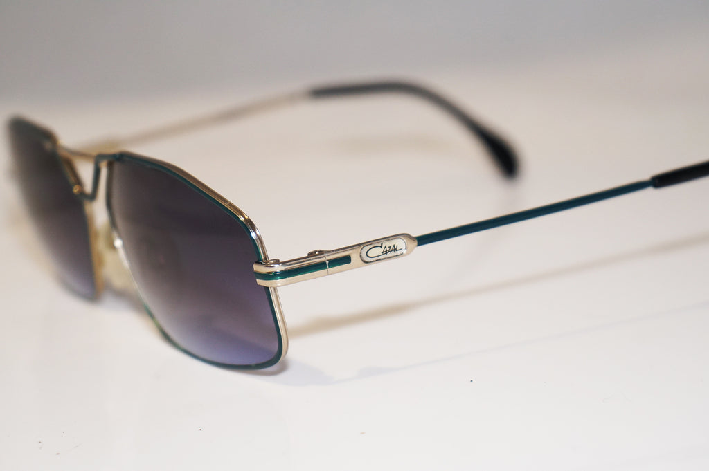CAZAL 1990 Vintage Mens Designer Sunglasses Gold Rectangle MOD 234 59-14 16404
