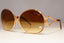 ROBERTO CAVALLI Womens Oversized Designer Sunglasses Gold Orchidea 525 28F 20992