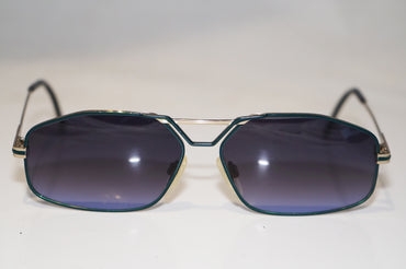 CAZAL 1990 Vintage Mens Designer Sunglasses Gold Rectangle MOD 234 59-14 16404