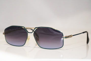 CAZAL 1990 Vintage Mens Designer Sunglasses Gold Rectangle MOD 234 59-14 16404