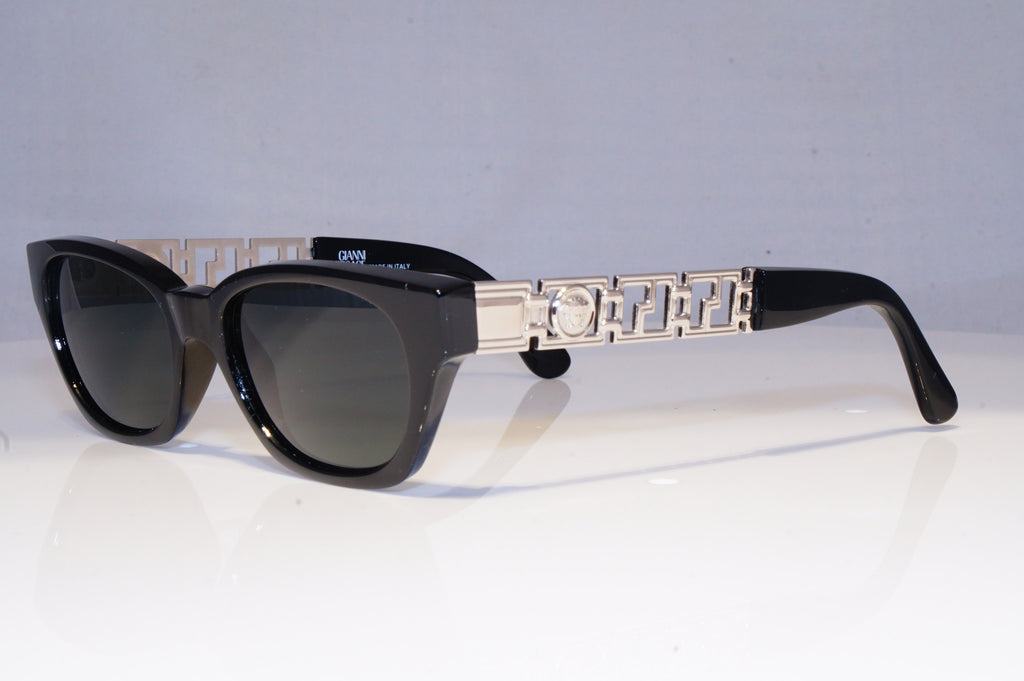 GIANNI VERSACE Mens Vintage 1990 Designer Sunglasses Black 467 N52 20016 NOS