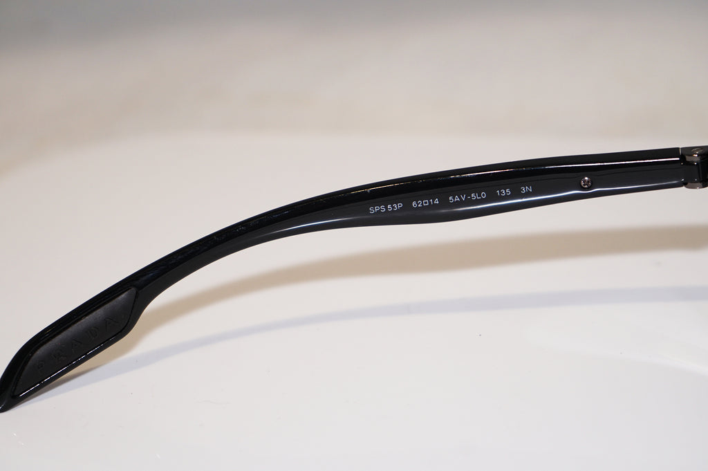 PRADA Mens Designer Mirror Sunglasses Black Aviator SPS 53P 5AV-5L0 15008