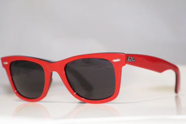 RAY-BAN Mens Unisex Designer Sunglasses Red Wayfarer RB 2140 955 14639