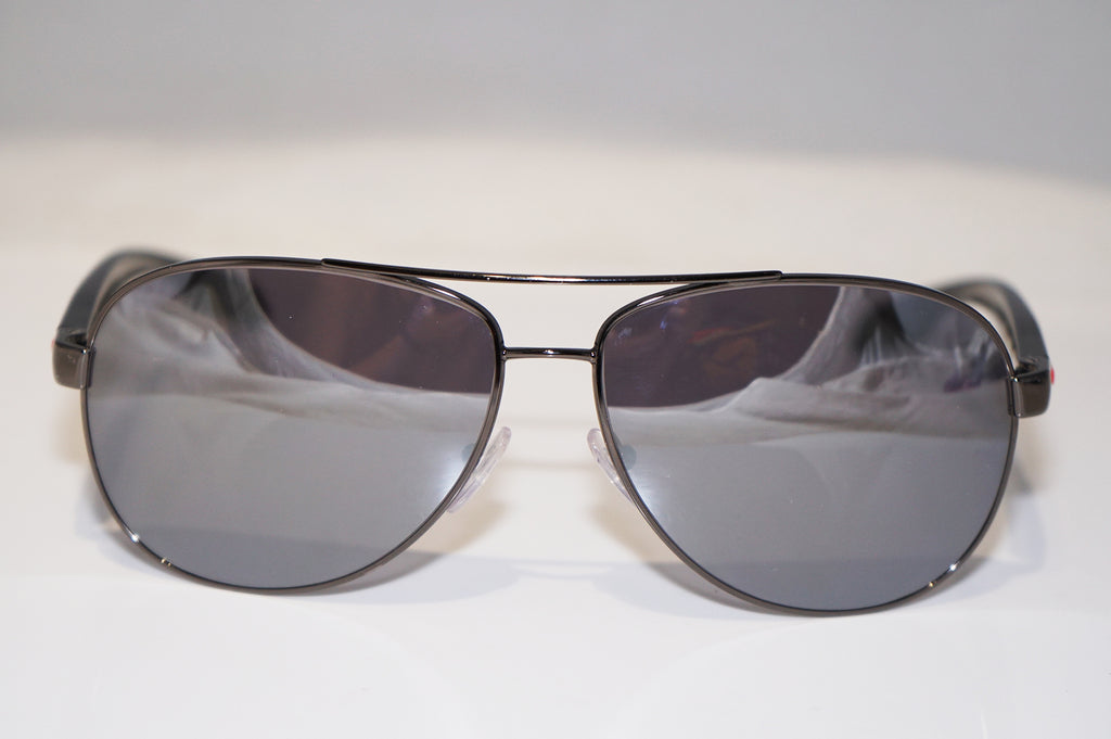 PRADA Boxed Mens Designer Sunglasses Grey Square SPR 15R TV4-3C2 16857