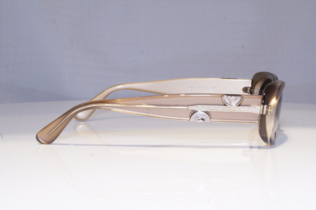 GIANNI VERSACE Mens Vintage 1990 Designer Sunglasses Brown 248 328 19448 NOS