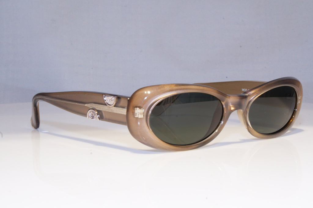 GIANNI VERSACE Mens Vintage 1990 Designer Sunglasses Brown 248 328 19448 NOS