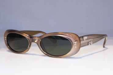 GIANNI VERSACE Mens Vintage 1990 Designer Sunglasses Brown 248 328 19448 NOS