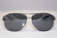 PRADA Mens Designer Mirror Sunglasses Black Aviator SPS 53P 5AV-5L0 15108