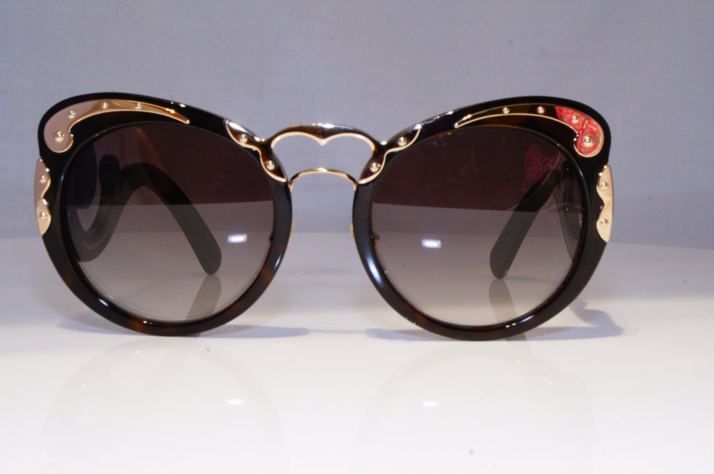 PRADA Womens Baroque Swirl Boxed Designer Sunglasses Black SPR 07T 1AB-1A1 20980