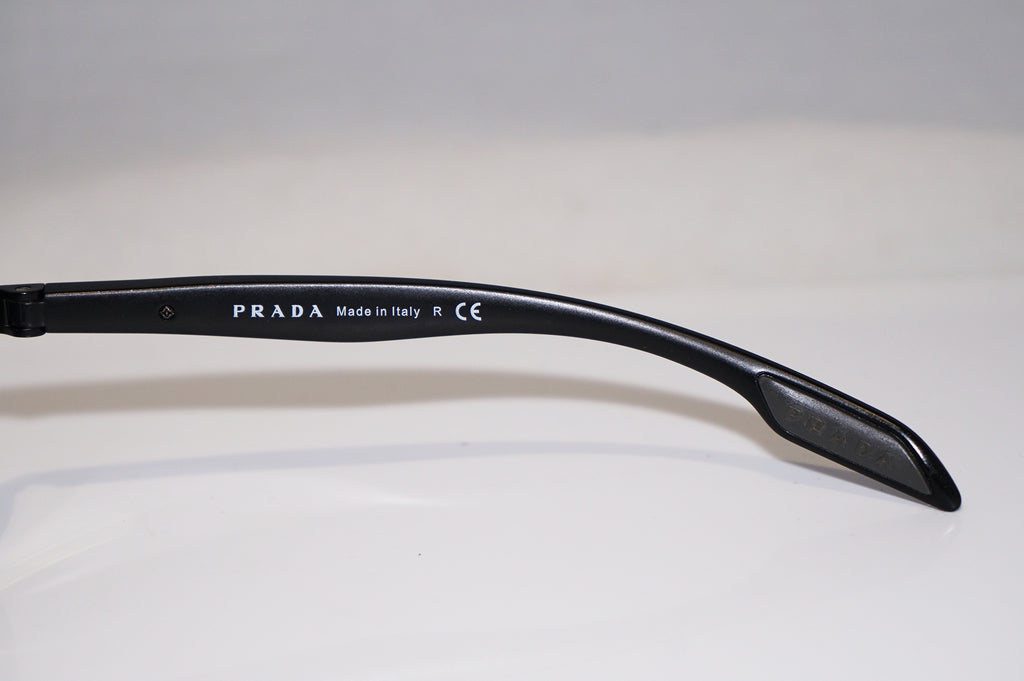 PRADA Mens Designer Mirror Sunglasses Black Aviator SPS 53P 1BO-7W1 15022