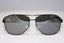 PRADA Mens Designer Mirror Sunglasses Black Aviator SPS 53P 1BO-7W1 15022