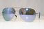 PRADA Mens Mirror Designer Sunglasses Silver Aviator SPS 50P 5AV-2E2 17045