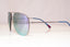 PRADA Mens Mirror Designer Sunglasses Silver Aviator SPS 50P 5AV-2E2 17045